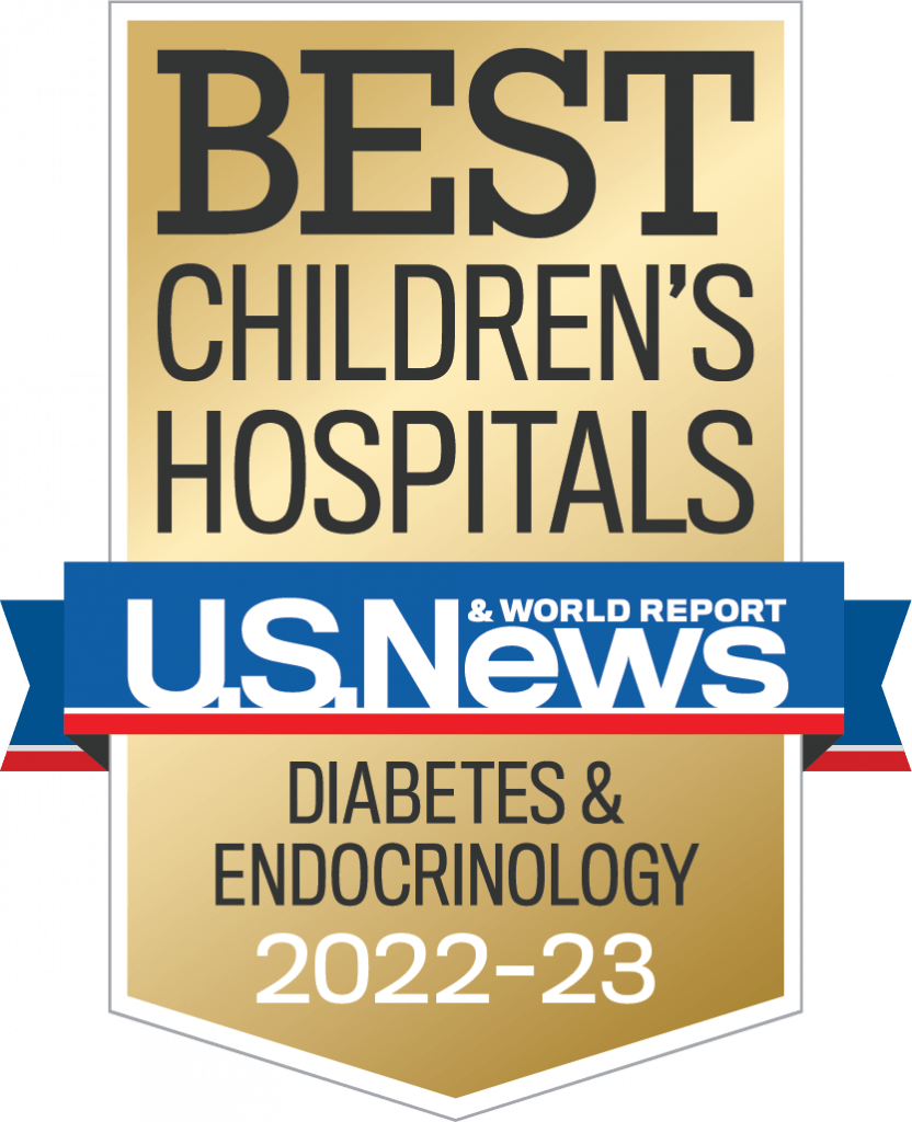 U.S. News & World Report: Best Children's Hospital 2022-23: Diabetes & Endocrinology
